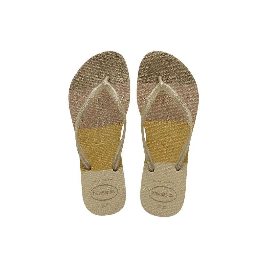 Sandália Chinelo Havaianas Slim Palette Glow Areia Sandália Chinelo Havaianas Slim Palette Glow Areia