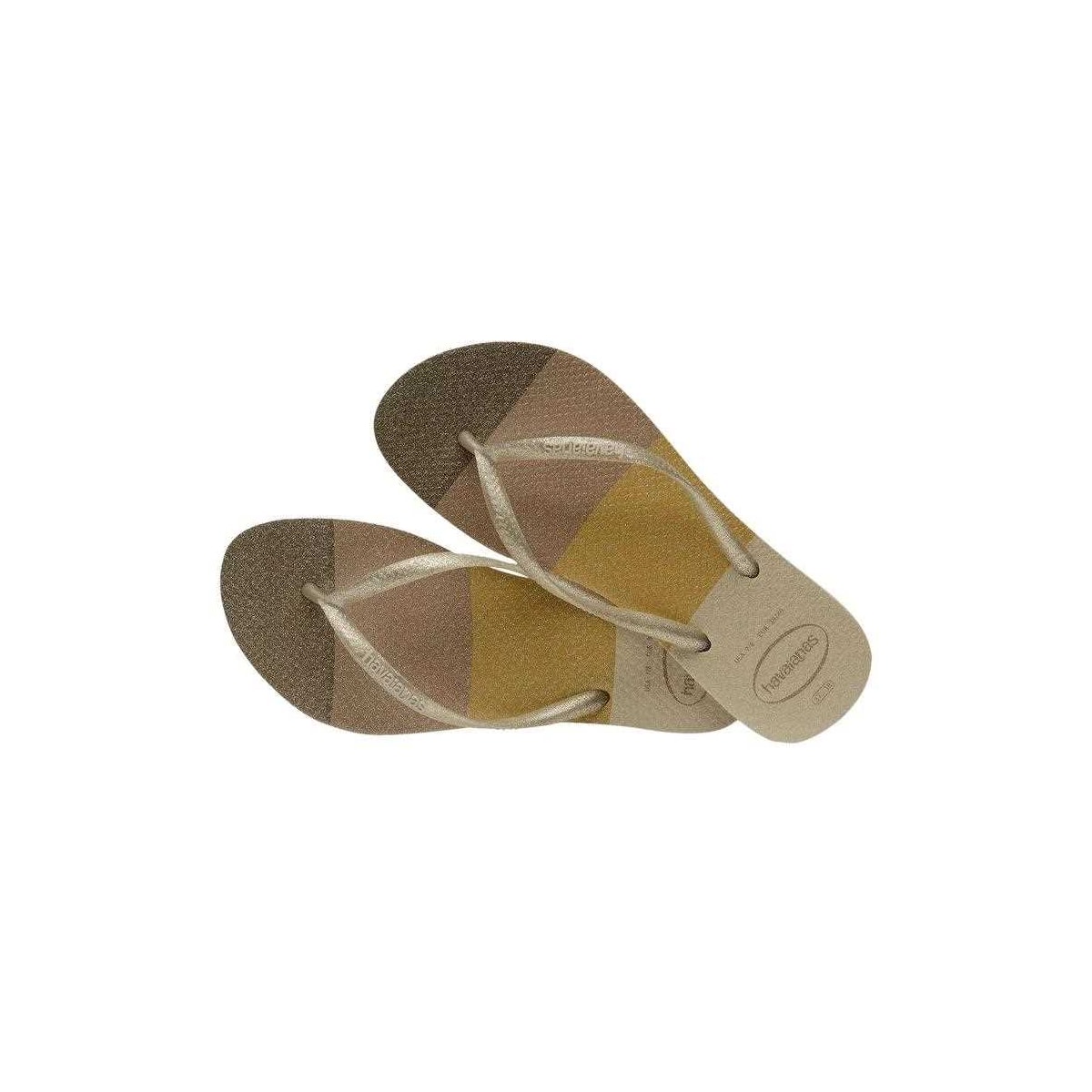 Sandália Chinelo Havaianas Slim Palette Glow Areia Sandália Chinelo Havaianas Slim Palette Glow Areia