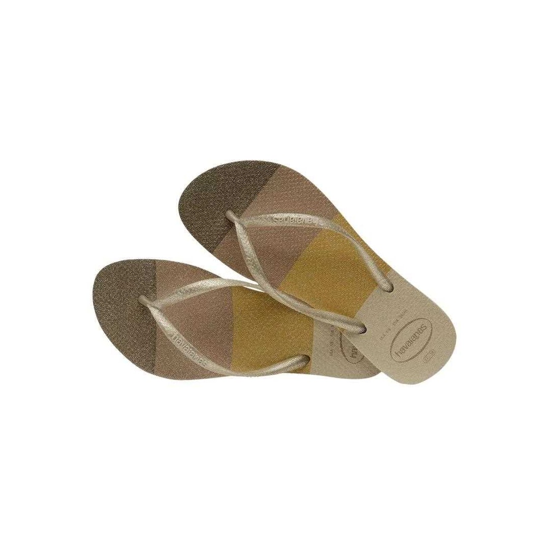Sandália Chinelo Havaianas Slim Palette Glow Areia
