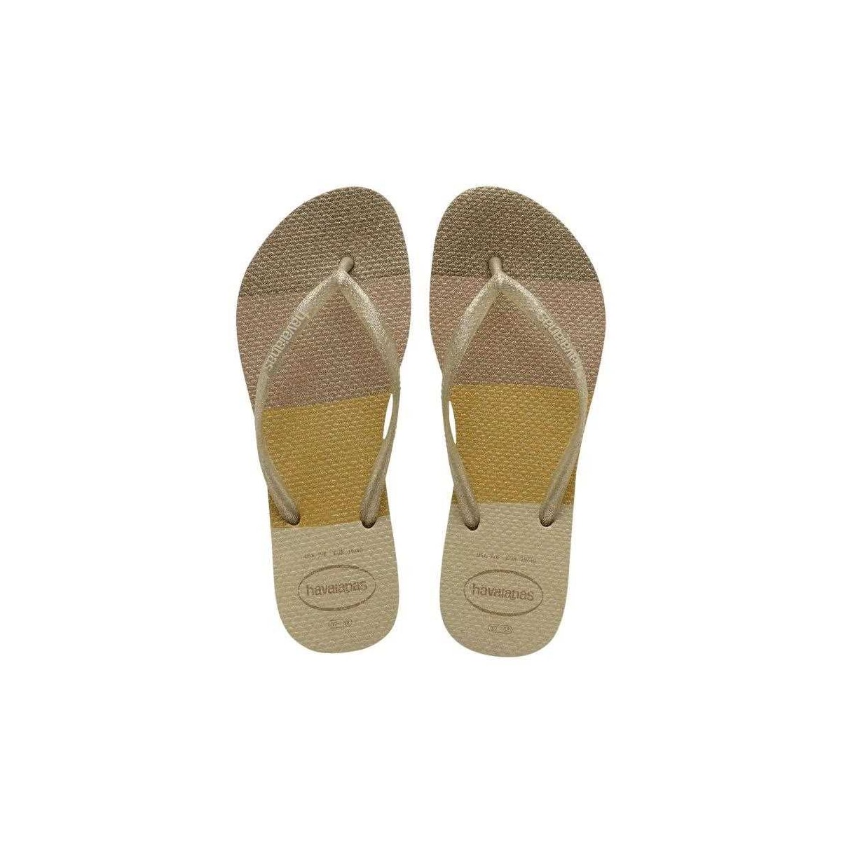 Sandália Chinelo Havaianas Slim Palette Glow Areia Sandália Chinelo Havaianas Slim Palette Glow Areia