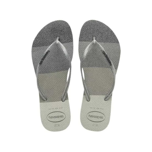 Sandalia Chinelo Havaianas Slim Palette Glow Branco