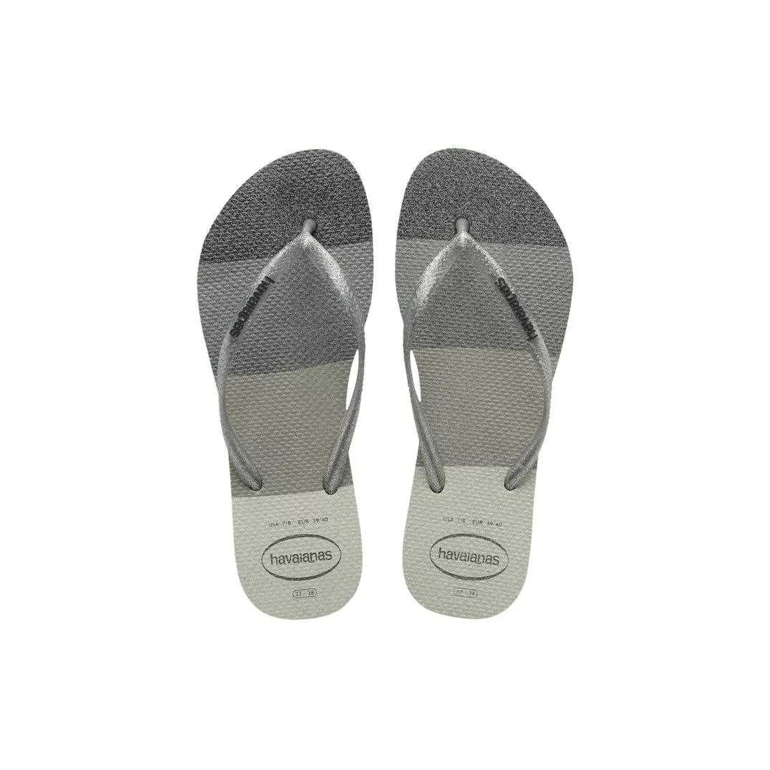 Sandália Chinelo Havaianas Slim Palette Glow Branco Sandália Chinelo Havaianas Slim Palette Glow Branco