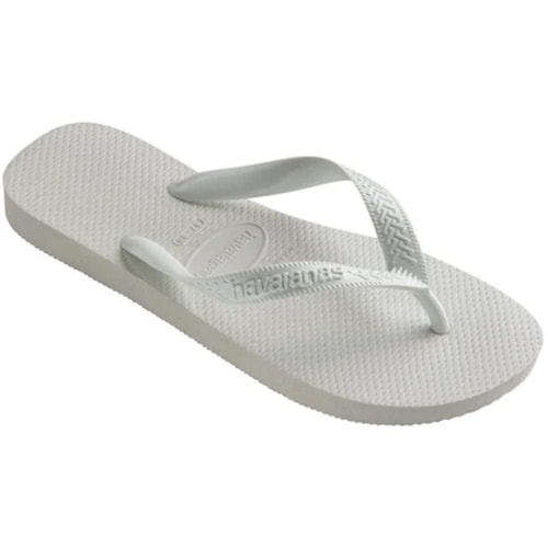 Detalhe - Sandália Chinelo Havaianas Top Kids Branco