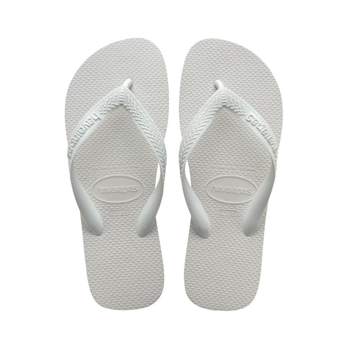Sandália Chinelo Havaianas Top Kids Branco Sandália Chinelo Havaianas Top Kids Branco