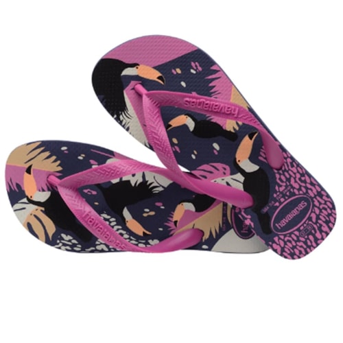 Sandalia Chinelo Havaianas Tropical Vibes Marinho