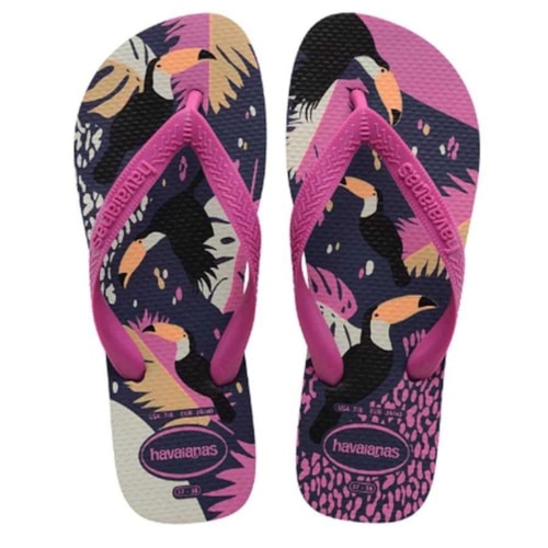 Sandalia Chinelo Havaianas Tropical Vibes Marinho