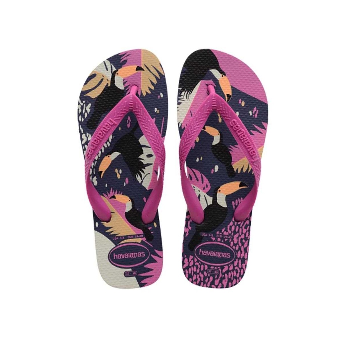 Sandália Chinelo Havaianas Tropical Vibes Marinho Sandália Chinelo Havaianas Tropical Vibes Marinho