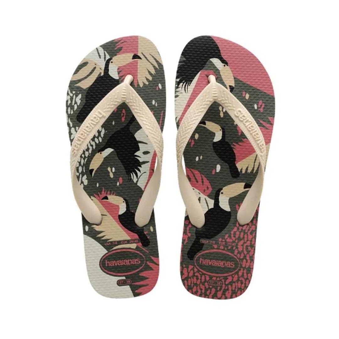 Sandália Chinelo Havaianas Tropical Vibes Verde Olive Sandália Chinelo Havaianas Tropical Vibes Verde Olive