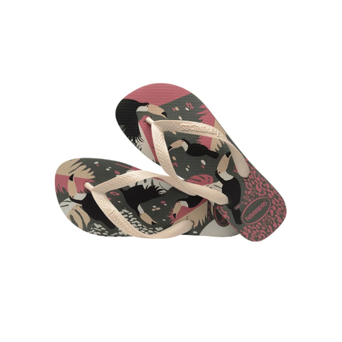 Sandália Chinelo Havaianas Tropical Vibes Verde Olive Sandália Chinelo Havaianas Tropical Vibes Verde Olive