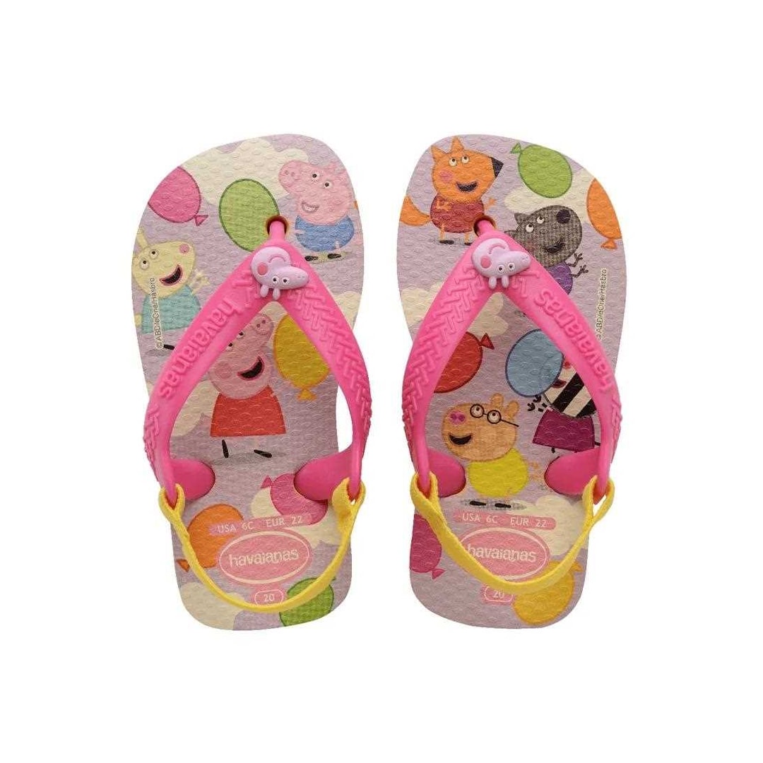 Sandália Chinelo New Baby Peppa Pig Amarelo Citrico Sandália Chinelo New Baby Peppa Pig Amarelo Citrico
