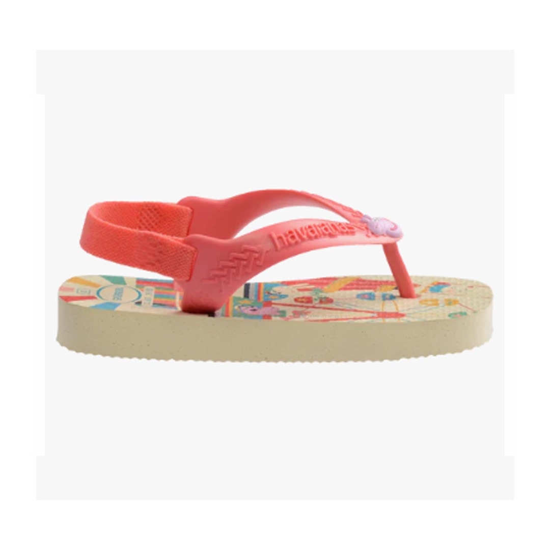 Sandalia Chinelo New Baby Peppa Pig Buttercream/Coral Sandalia Chinelo New Baby Peppa Pig Buttercream/Coral