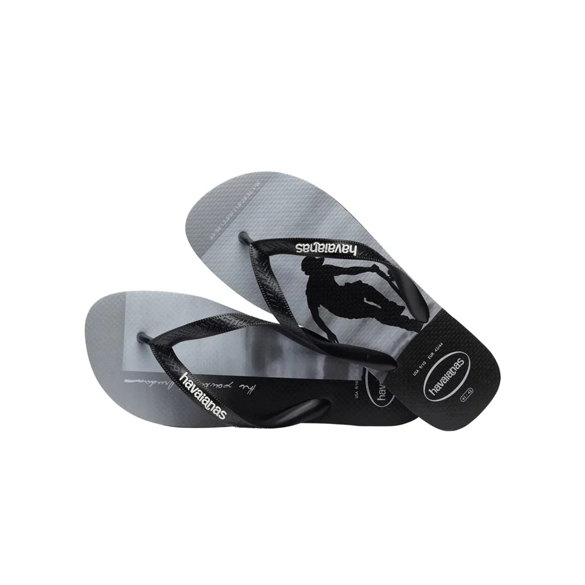 Sandália Chinelo Top Hype Havaianas Branco/Branco/Azul Sandália Chinelo Top Hype Havaianas Branco/Branco/Azul