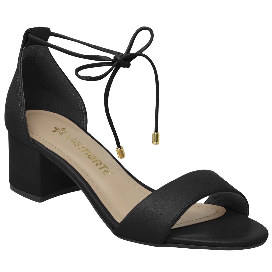 sandalia preta via marte