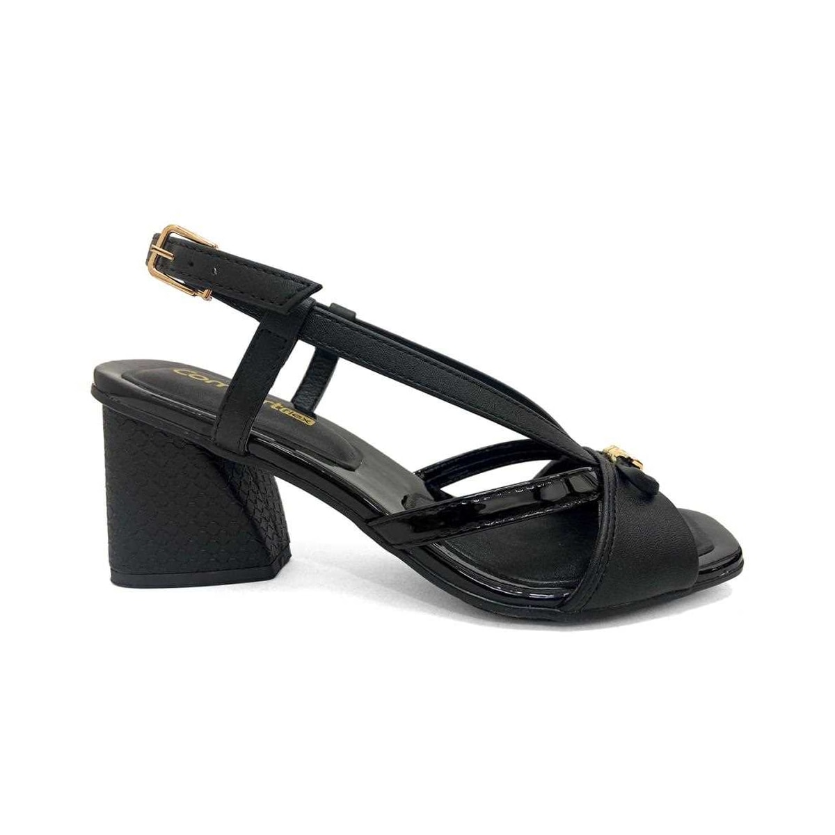 Sandália Comfortflex 22-74403 Preto Sandália Comfortflex 22-74403 Preto