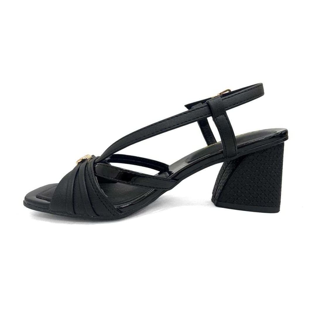 Sandália Comfortflex 22-74403 Preto