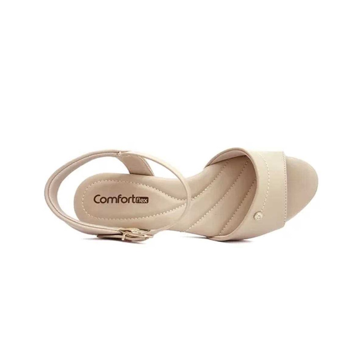 Sandália Comfortflex 24-57323 Amendoa Sandália Comfortflex 24-57323 Amendoa