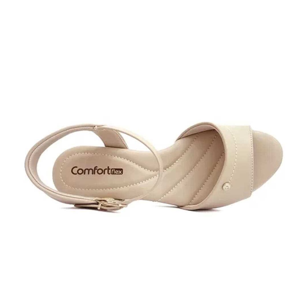 Sandália Comfortflex 24-57323 Amendoa