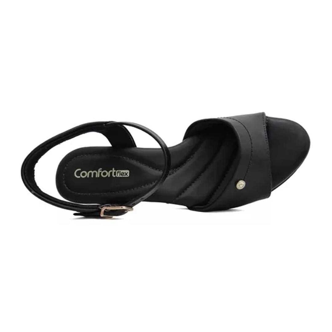 Sandália Comfortflex 24-57323 Preto