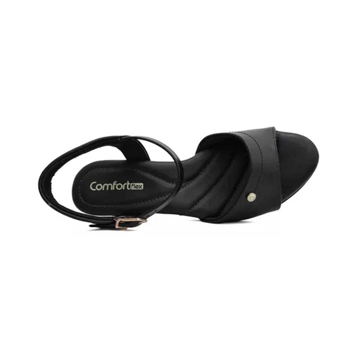 Sandália Comfortflex 24-57323 Preto Sandália Comfortflex 24-57323 Preto