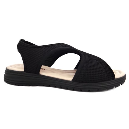 Sandália Comfortflex Conforto 23-5130 Preto