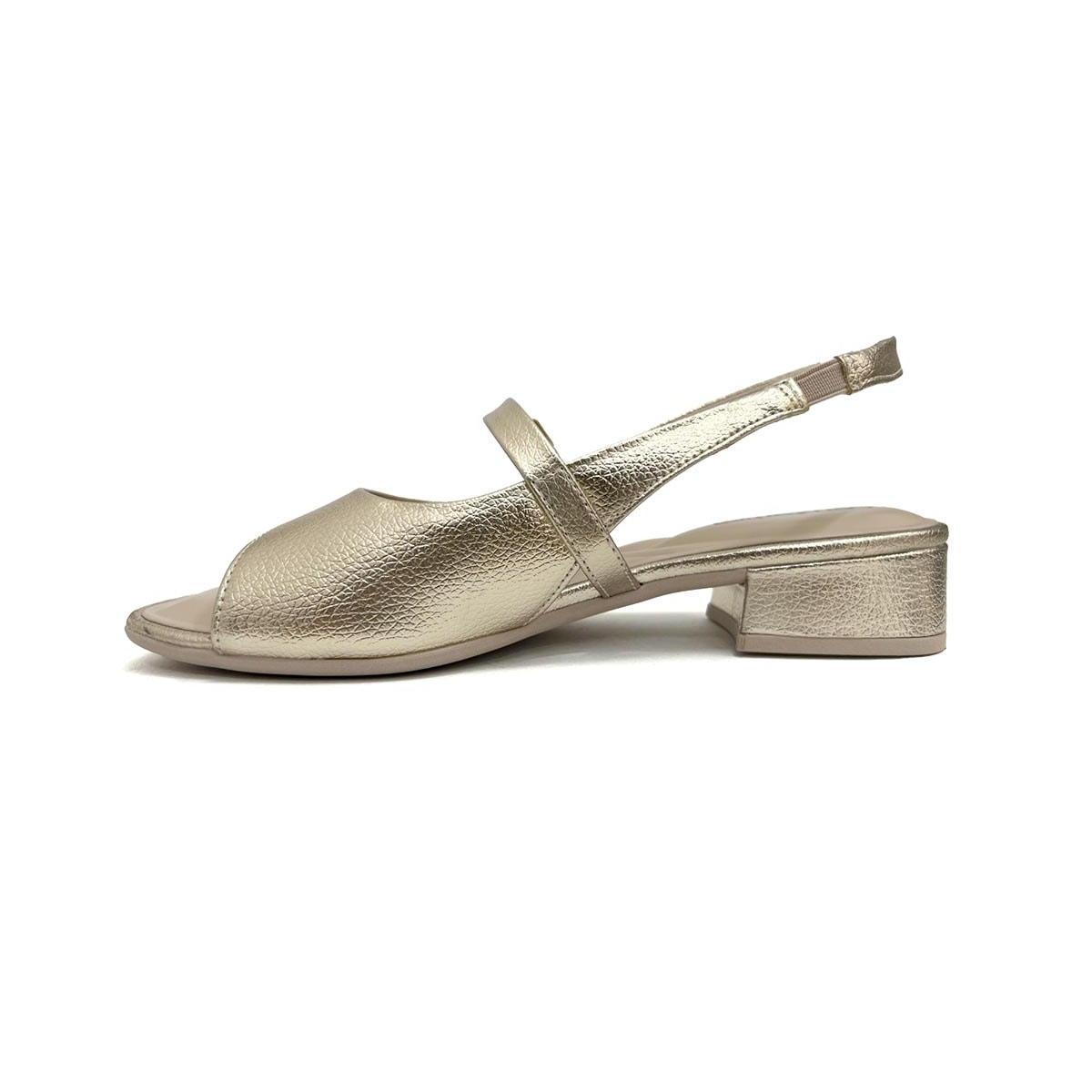 Sandália Comfortflex Conforto 24-55404 Ouro Light