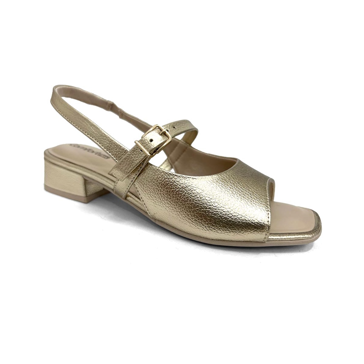 Sandália Comfortflex Conforto 24-55404 Ouro Light Sandália Comfortflex Conforto 24-55404 Ouro Light