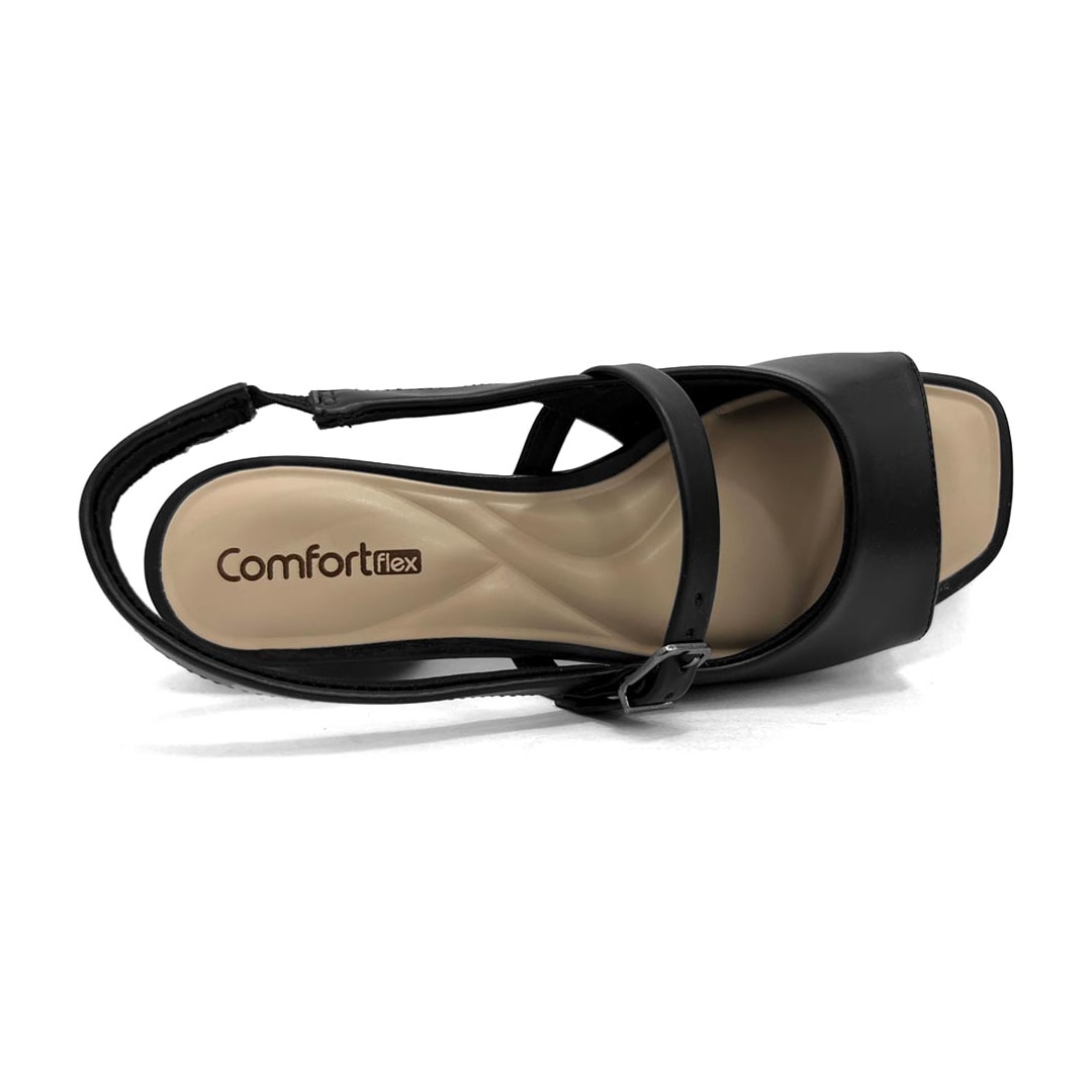Sandália Comfortflex Conforto 24-55404 Preto