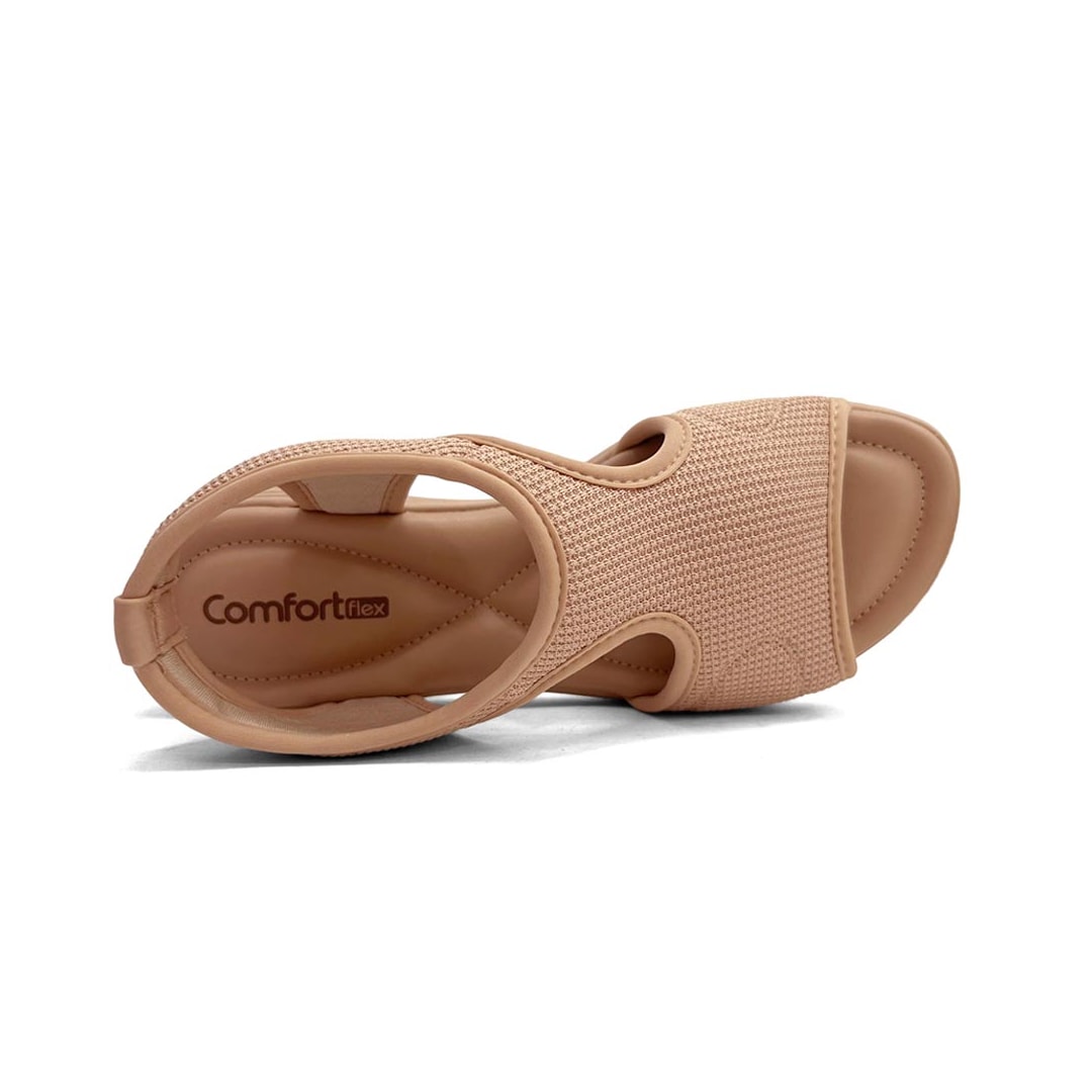 Sandália Comfortflex Conforto 25-51302 Caqui