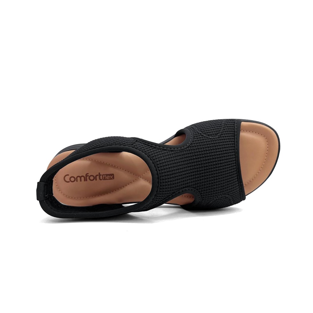 Sandália Comfortflex Conforto 25-51302 Preto