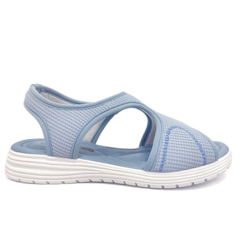 Sandália Comfortflex Lycra Paris 51402 Blue