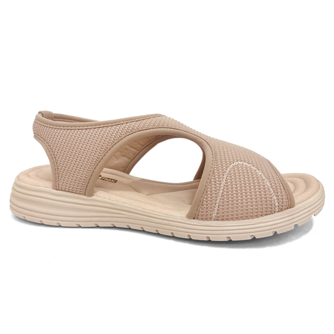 Sandália Comfortflex Lycra Paris 51402 Nude Sandália Comfortflex Lycra Paris 51402 Nude