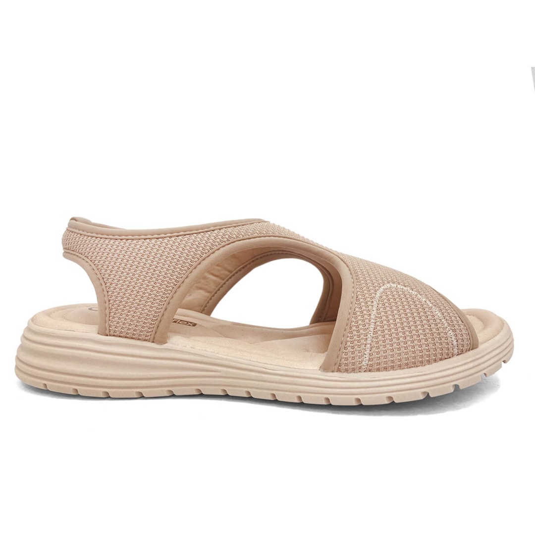 Sandália Comfortflex Lycra Paris 51402 Nude Sandália Comfortflex Lycra Paris 51402 Nude