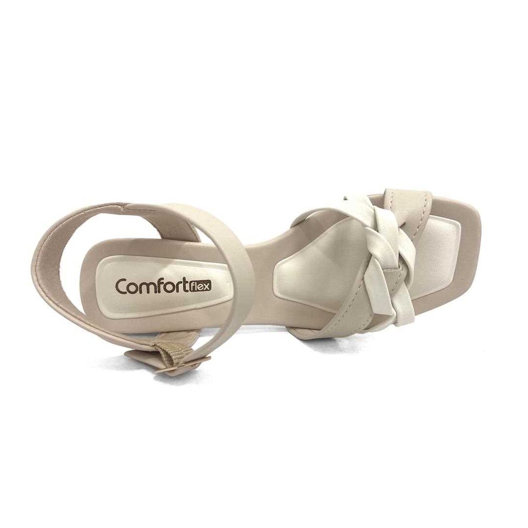 Sandália Comfortflex Napa 22-74402 Bege