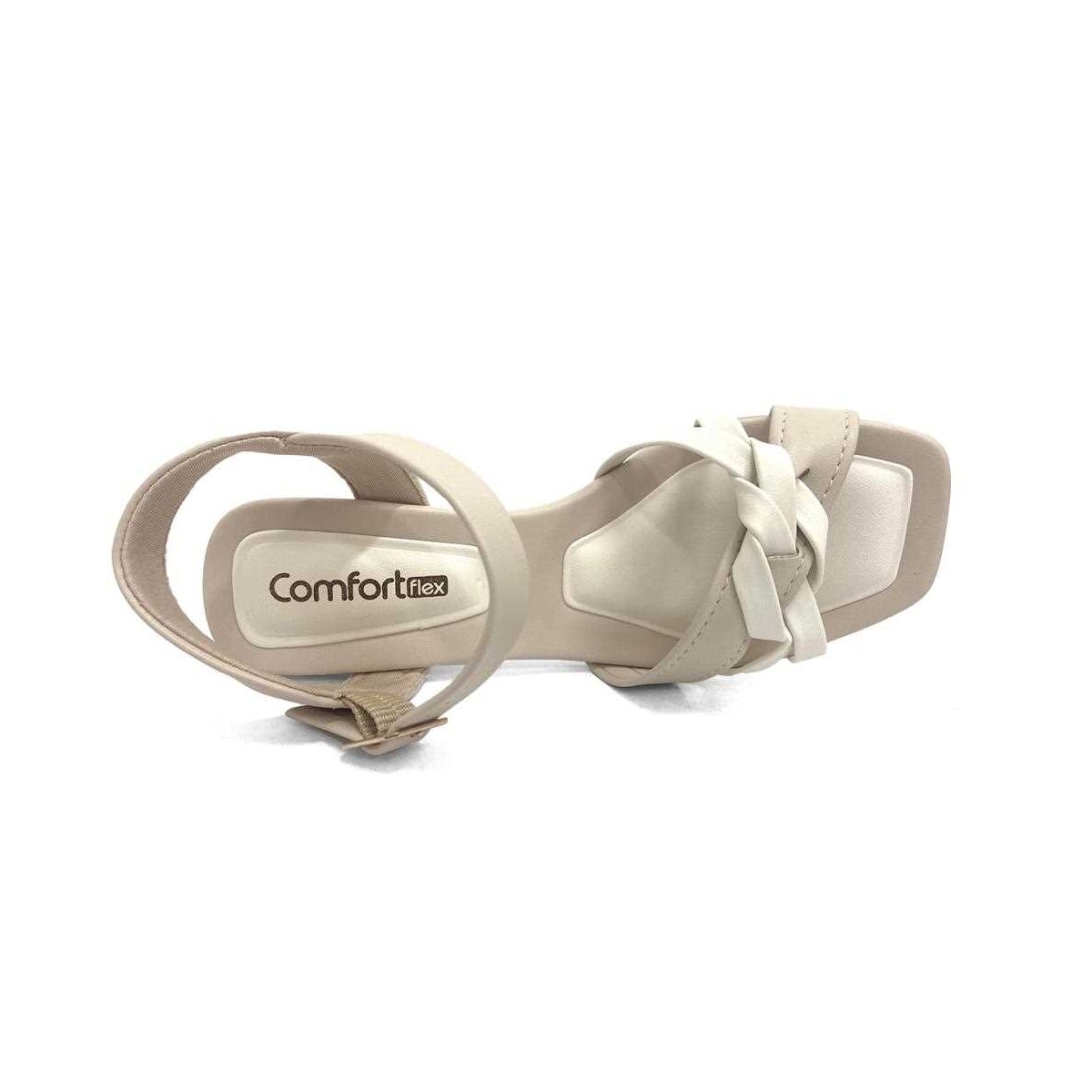 Sandália Comfortflex Napa 22-74402 Bege