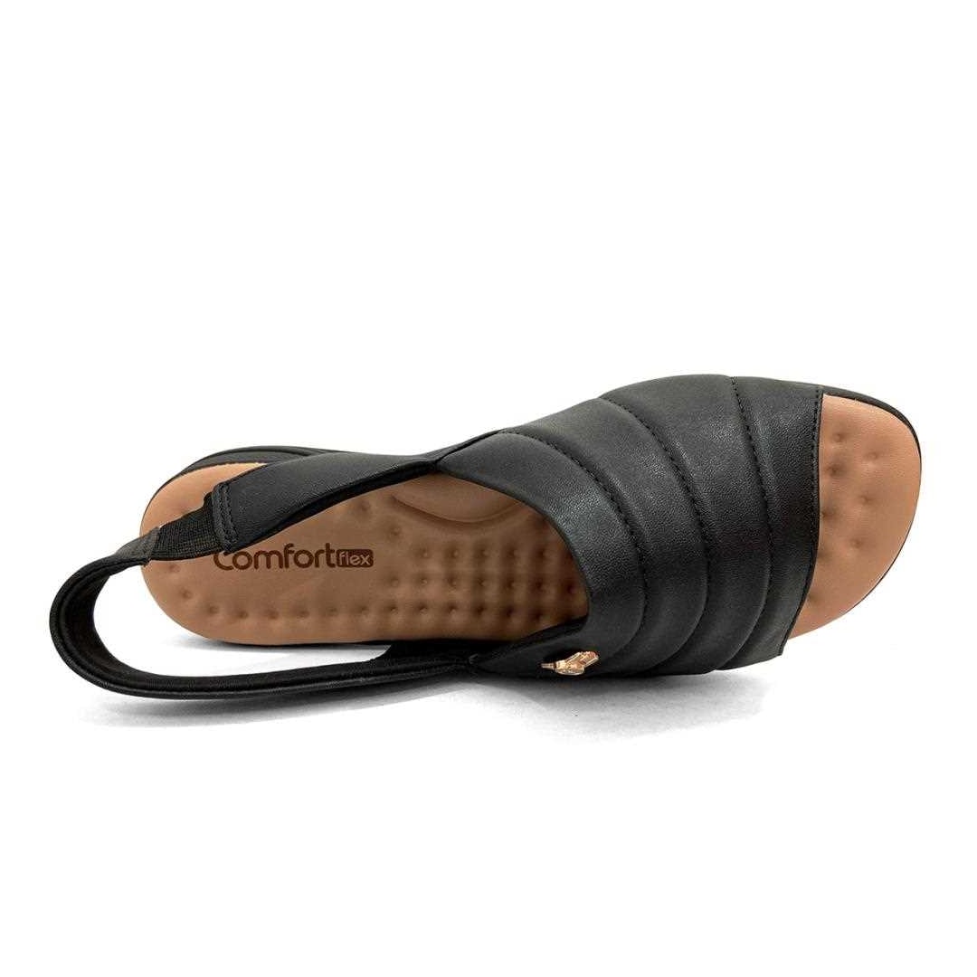 Sandália Comfortflex Napa 22-82303 Preto Sandália Comfortflex Napa 22-82303 Preto