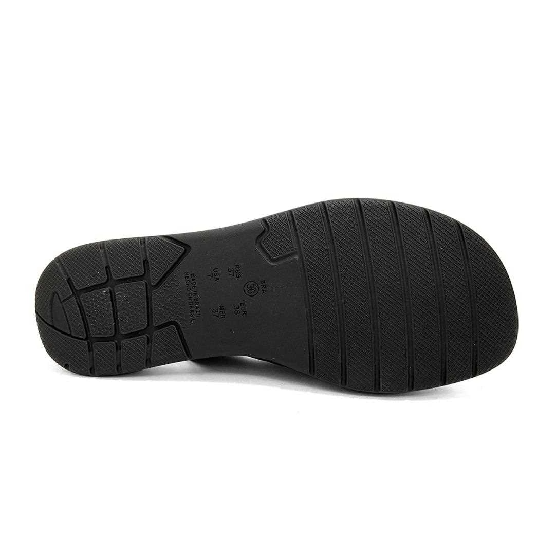 Sandália Comfortflex Napa 22-82303 Preto