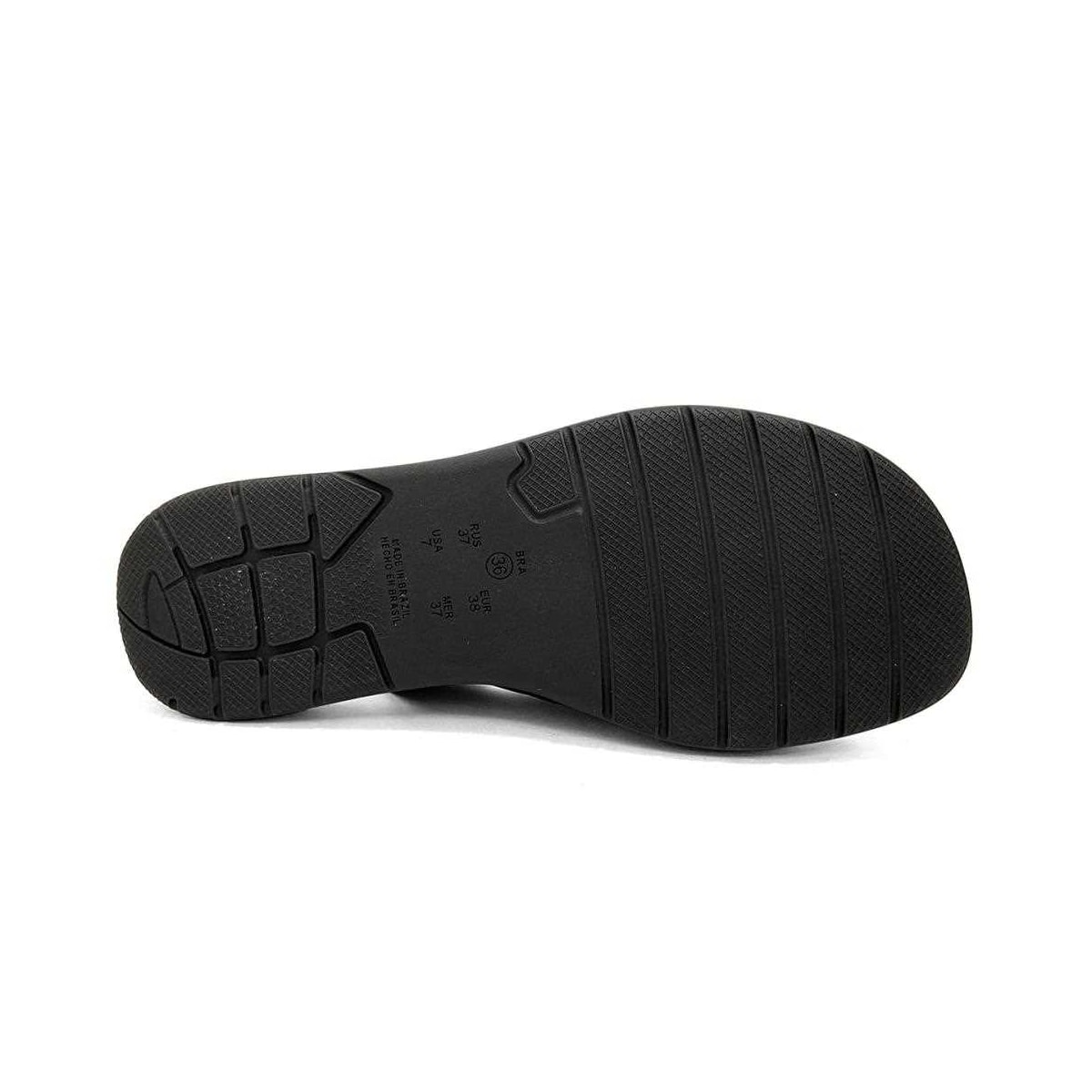 Sandália Comfortflex Napa 22-82303 Preto