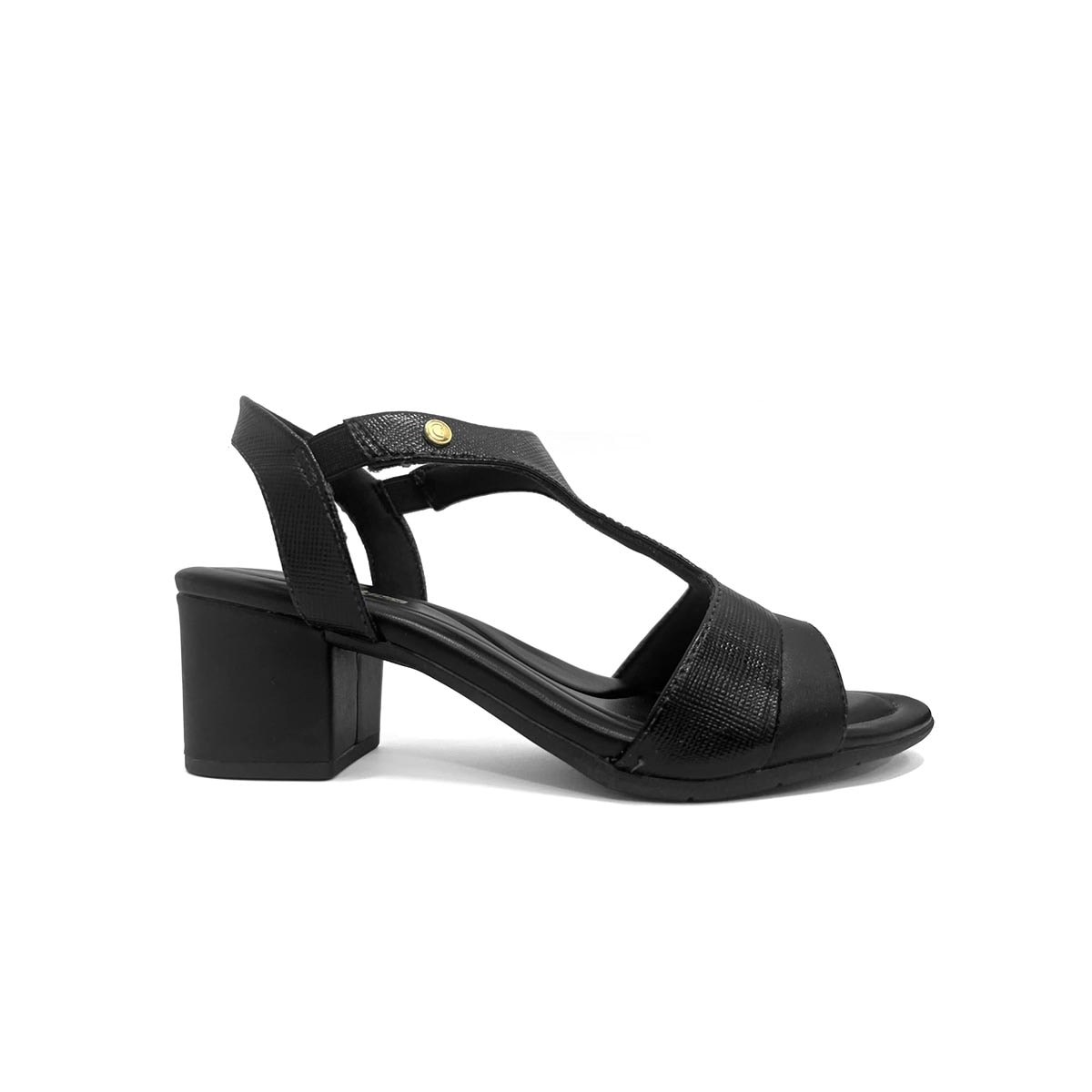 Sandália Comfortflex Salto Bloco 25-57406 Preto Sandália Comfortflex Salto Bloco 25-57406 Preto