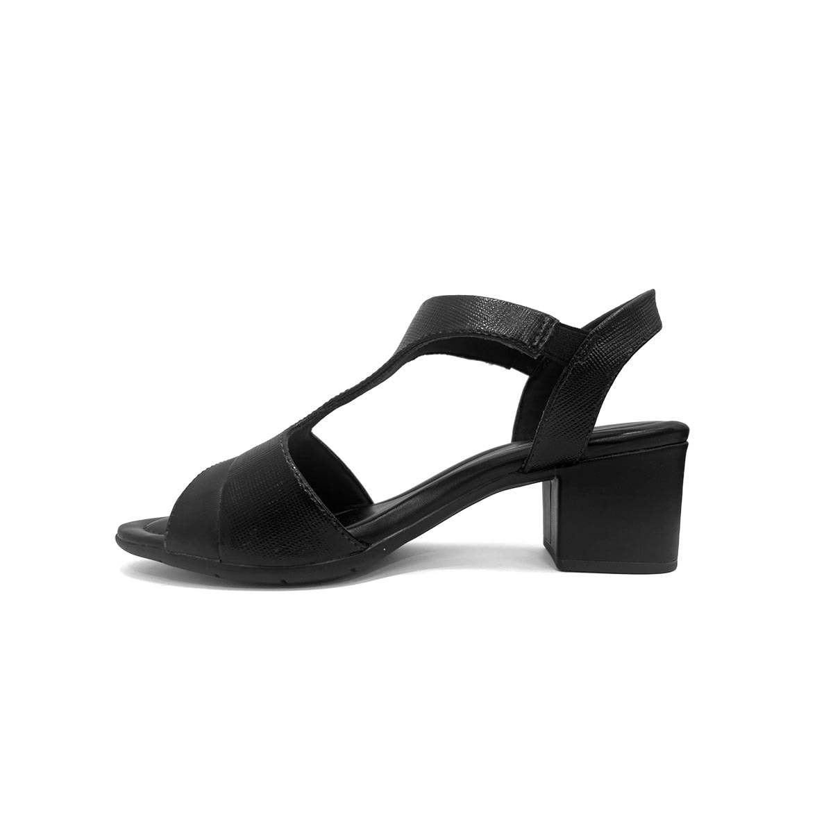 Sandália Comfortflex Salto Bloco 25-57406 Preto Sandália Comfortflex Salto Bloco 25-57406 Preto