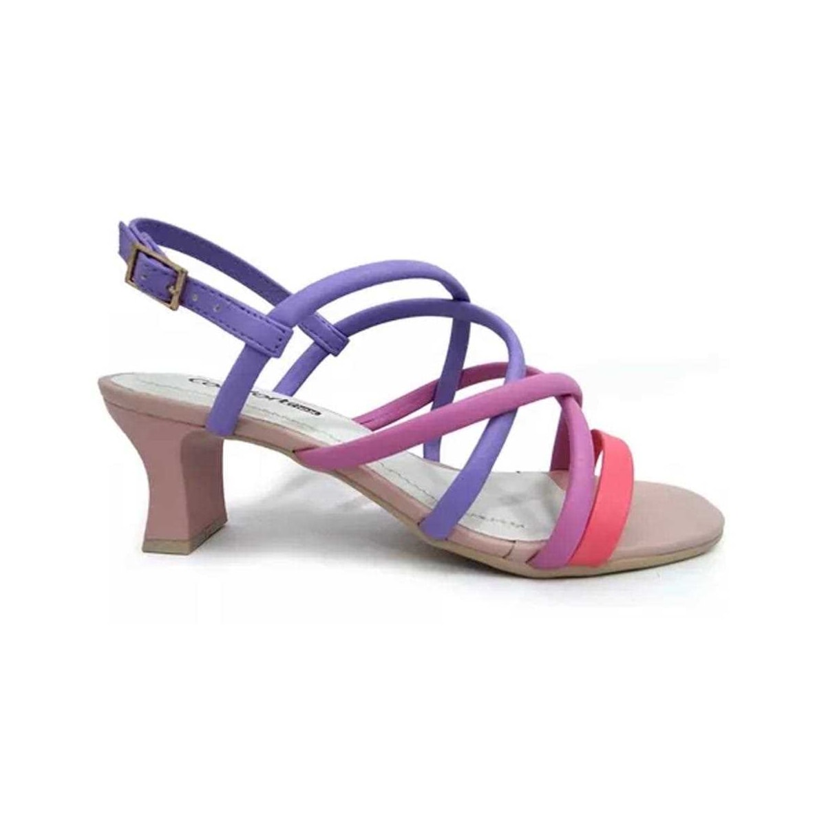 Sandália Comfortflex Salto Conforto 22-59402 Rosa/Lavanda/Orquide Sandália Comfortflex Salto Conforto 22-59402 Rosa/Lavanda/Orquide
