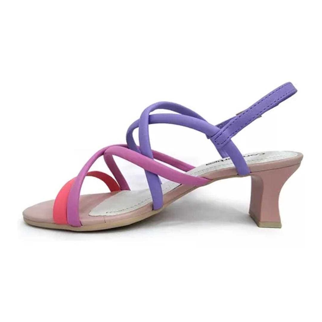 Sandália Comfortflex Salto Conforto 22-59402 Rosa/Lavanda/Orquide Sandália Comfortflex Salto Conforto 22-59402 Rosa/Lavanda/Orquide