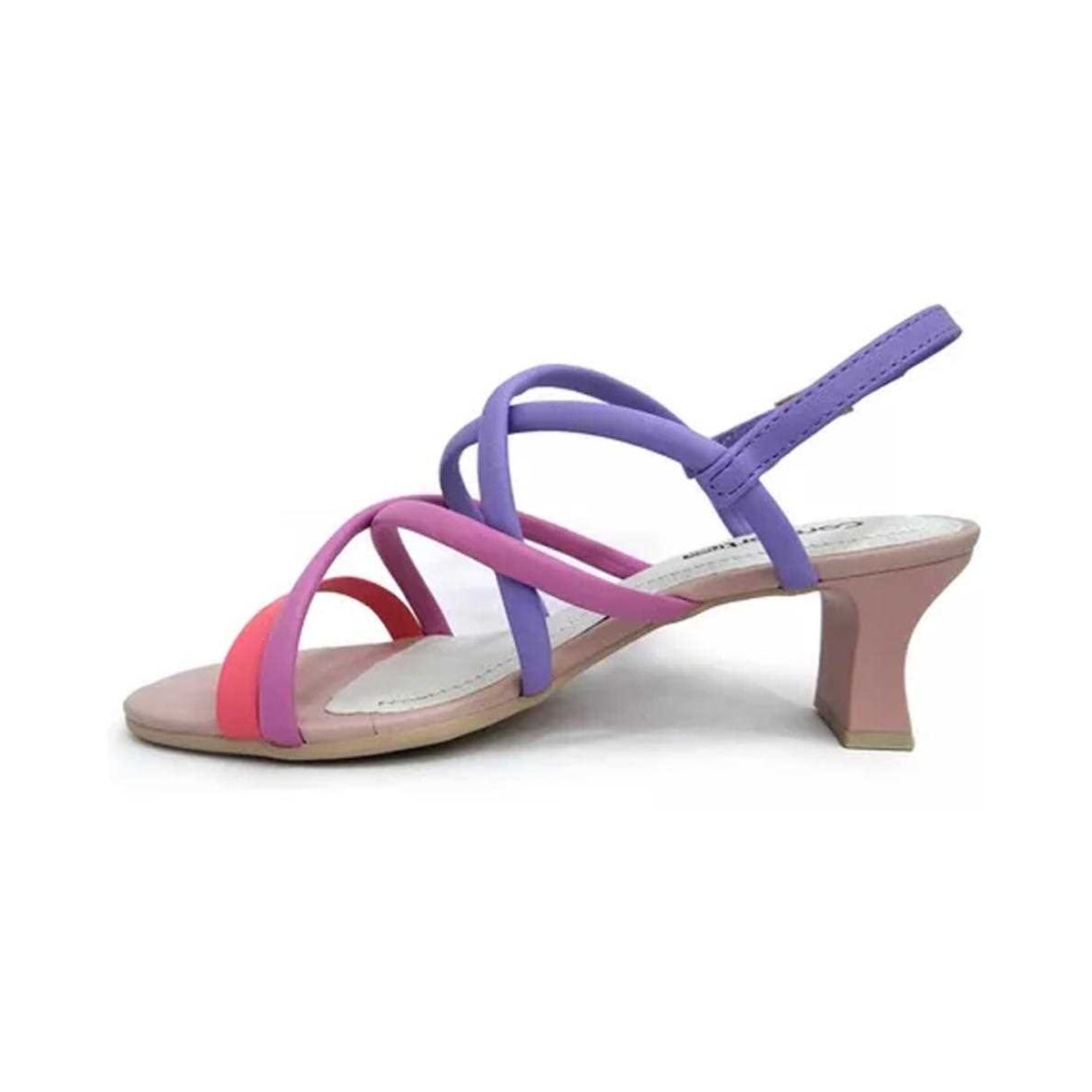 Sandália Comfortflex Salto Conforto 22-59402 Rosa/Lavanda/Orquide Sandália Comfortflex Salto Conforto 22-59402 Rosa/Lavanda/Orquide