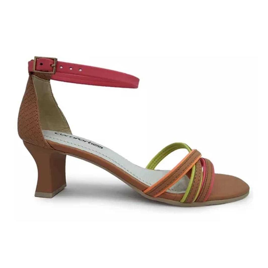 Sandália Comfortflex Salto Conforto 22-59404 Avela/Rosa