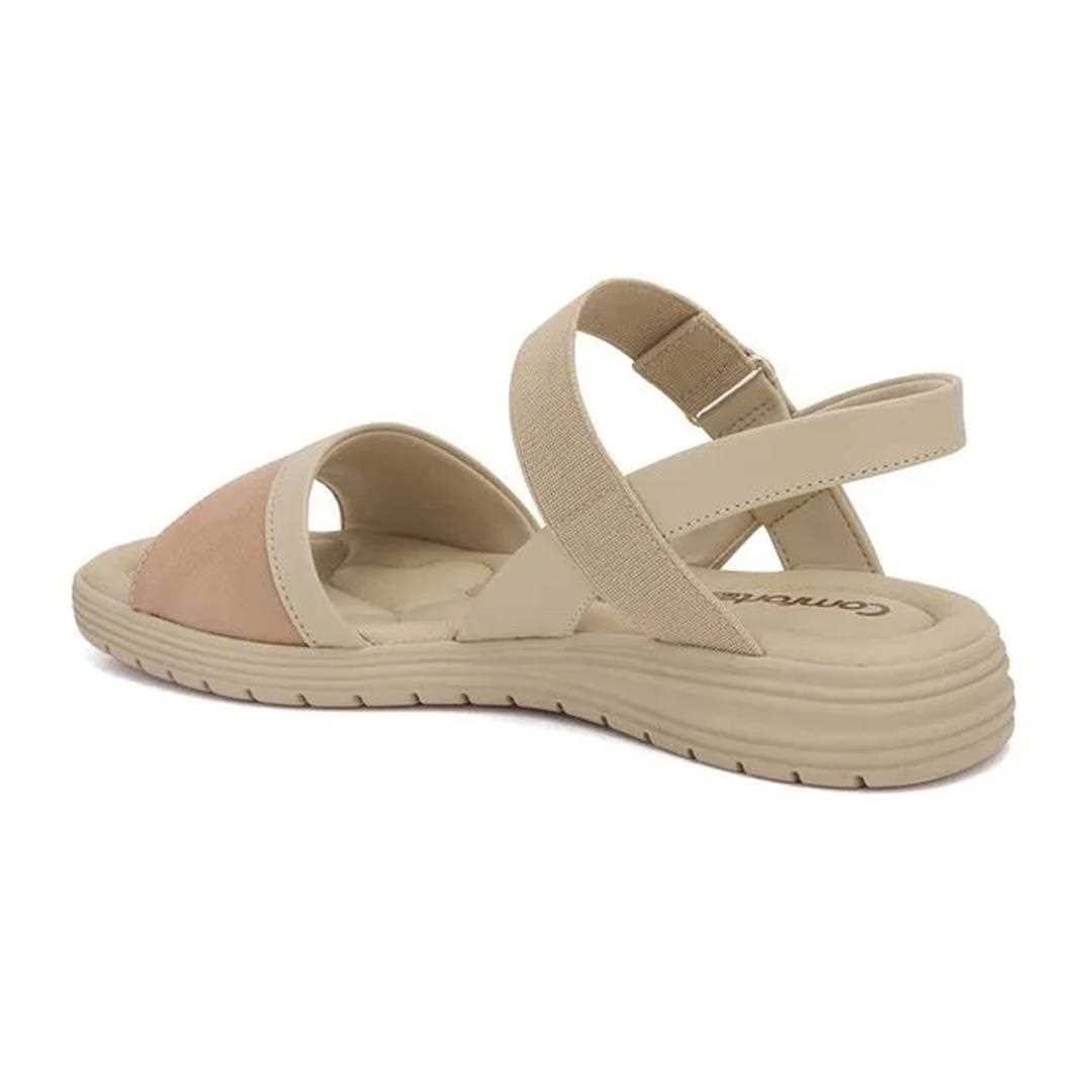 Sandália Comfortflex Snake 24-51326 Amendoa