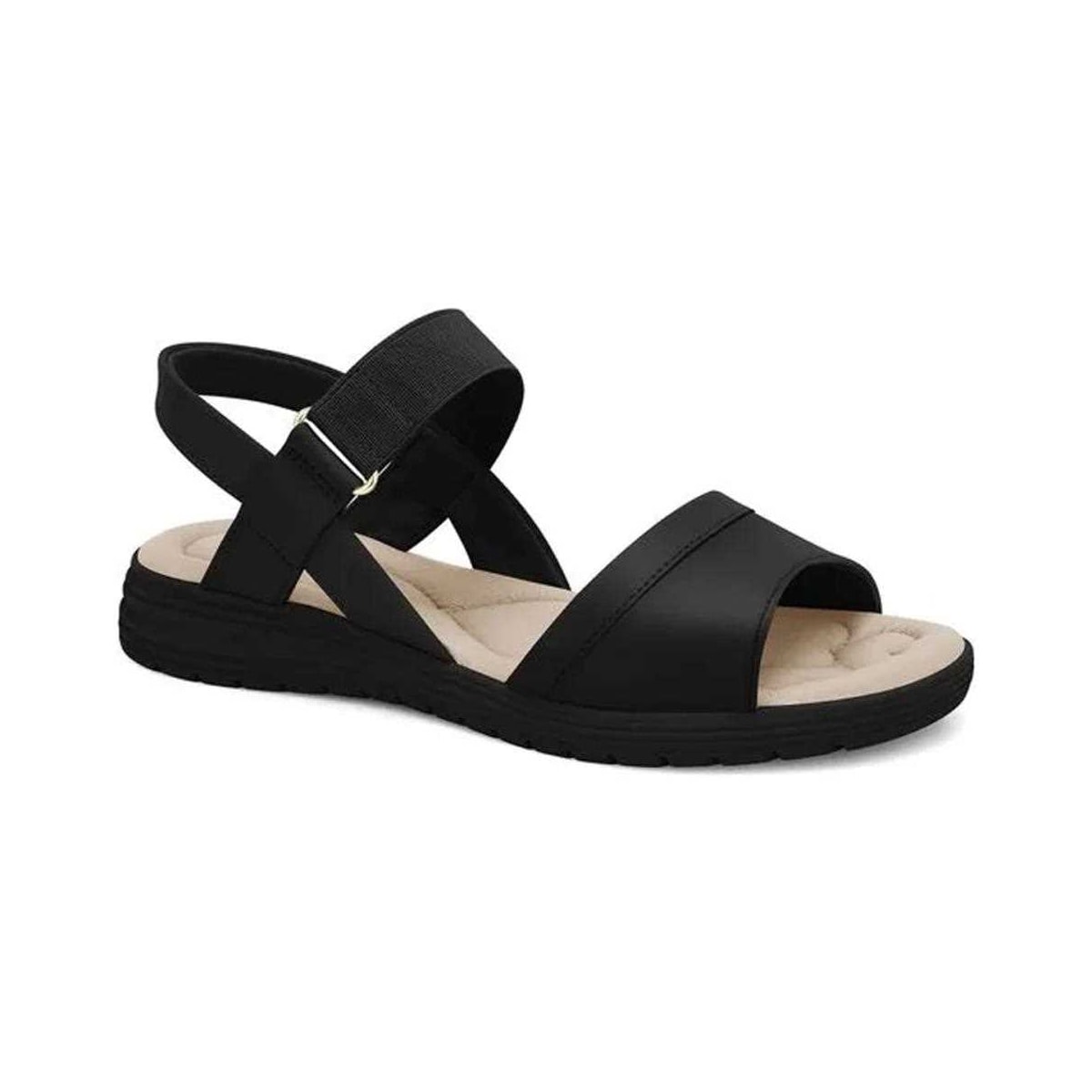 Sandália Comfortflex Snake 24-51326 Preto