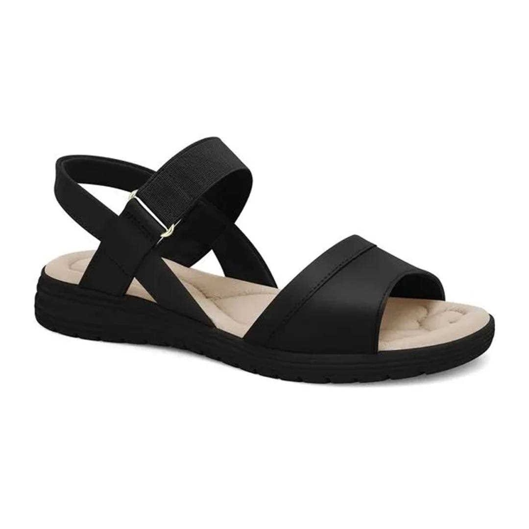 Sandália Comfortflex Snake 24-51326 Preto