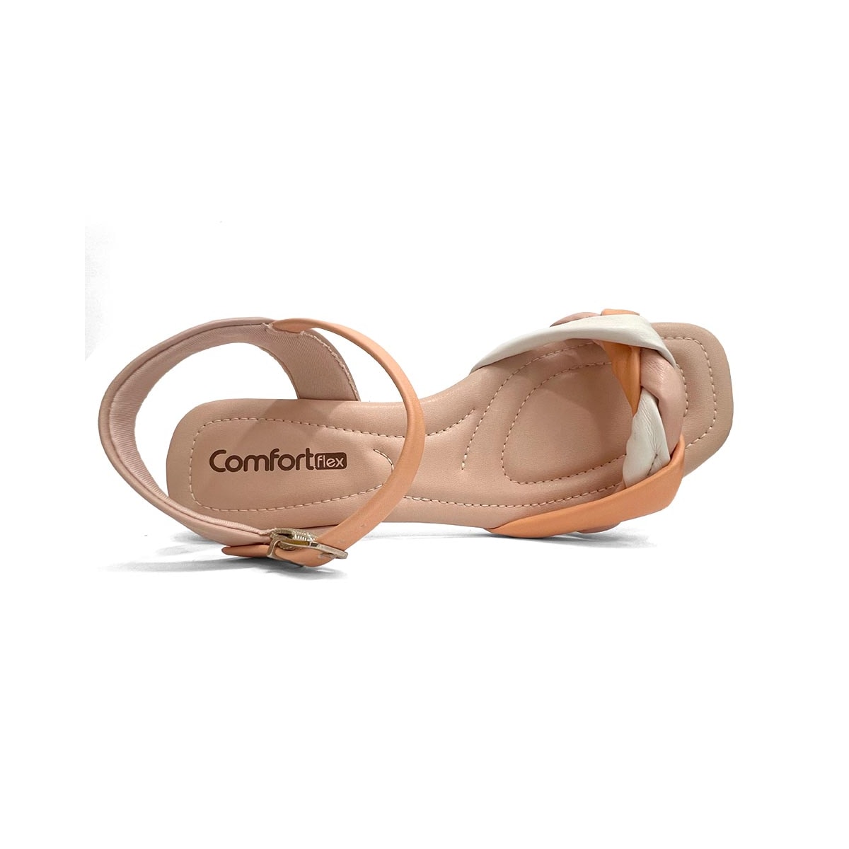 Sandália Conforto Comfortflex 22-76402 Pessego