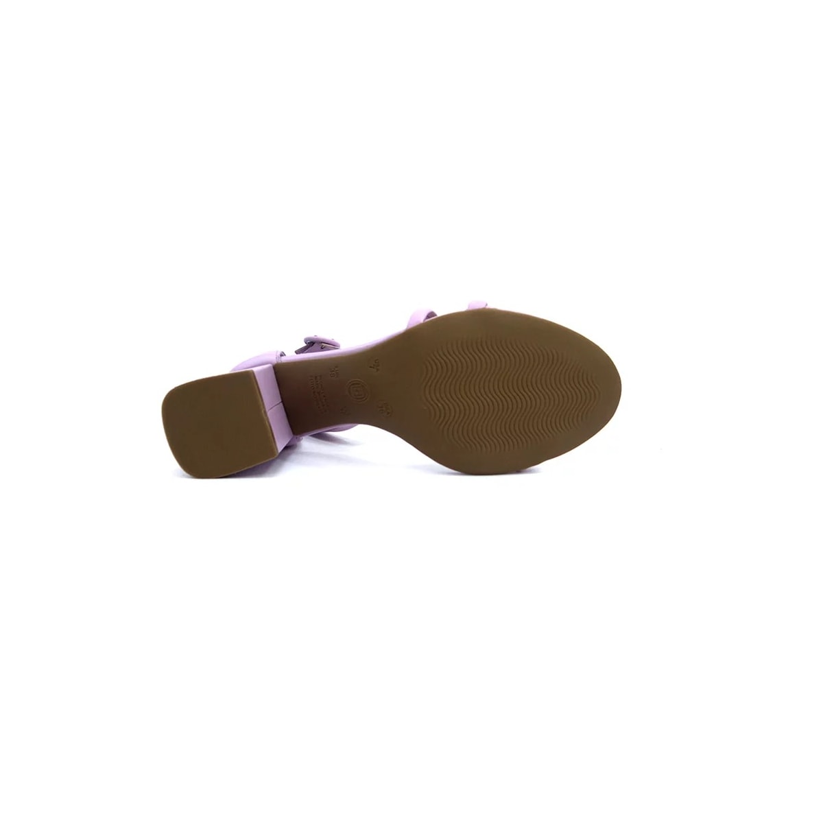Sandália Couro Salto Bloco 341801 Bottero Lilac