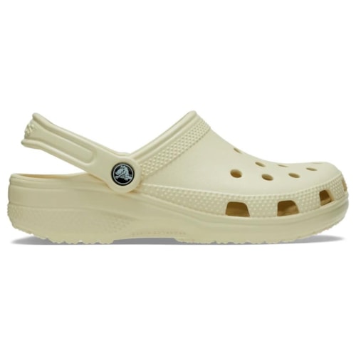 Detalhe - Sandália Crocs Babuche Classic Clog X10001 Bone