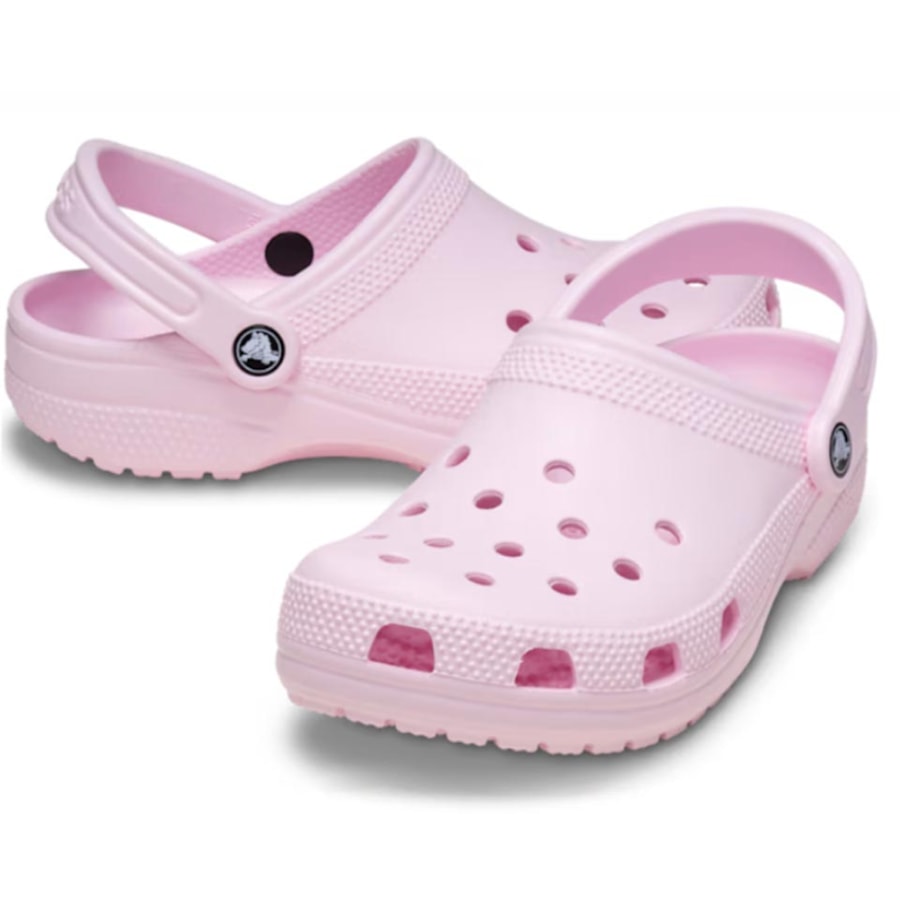 Sandália Crocs Babuche Classic Clog X10001 Pink Milk